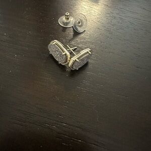 Kendra Scott Silver and Gold Earrings